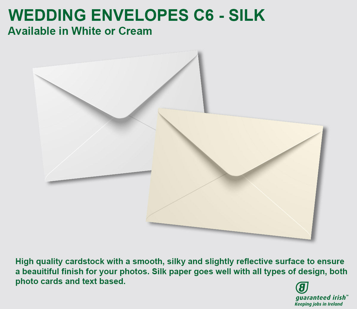 Wedding Envelopes C6 - Silk
