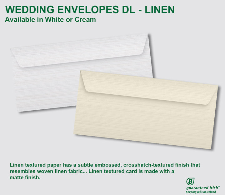 Wedding Envelopes DL - Linen
