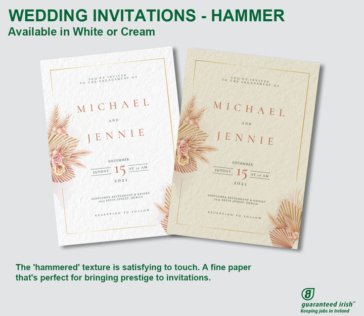 Wedding Invitations - Hammer
